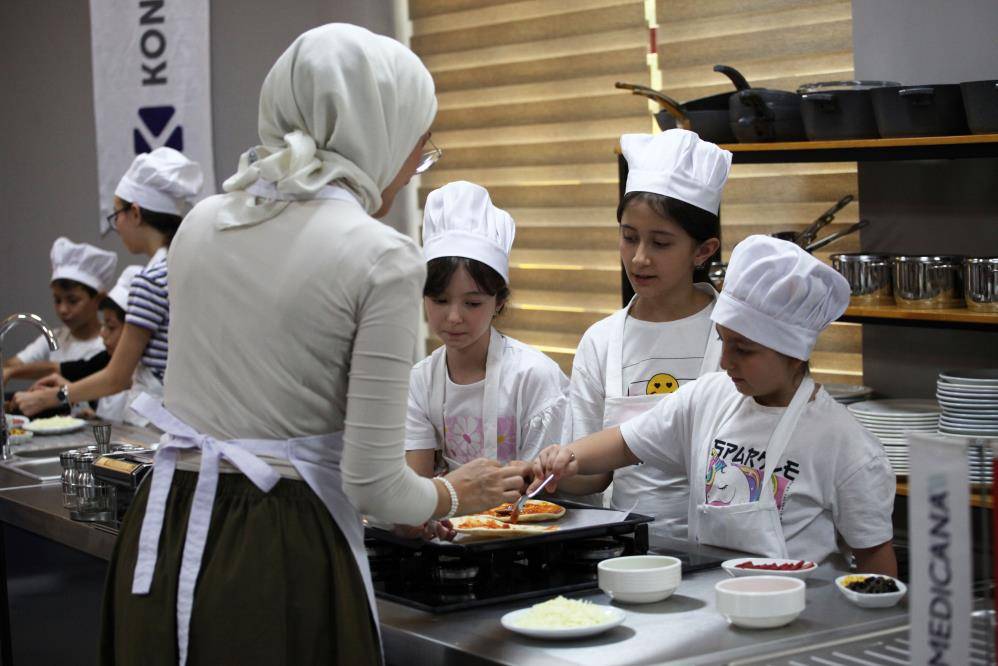 Konya’nın çölyak hastası çocukları kendi yemeklerini kendileri yaptı 6